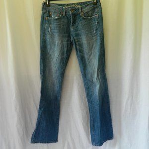 American Eagle True Boot Jeans Size 4 Long Blue